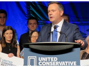 United Conservative Party Leader Jason Kenney, addressing friction in some party candidate nomination races, told supporters in a speech Sunday to respect the outcomes and that those who espouse hate will be turfed. Kenney is seen speaking to supporters in Edmonton on Sunday, July 22, 2018.