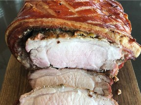 Simple and delicious, porchetta is a great way to prepare a unique and affordable roast for large groups. (Paul Shufelt/Edmonton Sun)