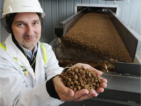 Champion Petfoods chief executive Frank Burdzy in the company's Morinville plant in 2013.