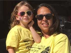 Simply Supper owner Monita Chapman, right, with Junior Lemon Squeezer Kaitlyn, who will be participating in Lemonade Stand Day Aug. 26. Submitted ORG XMIT: eReUDtaQsHr4WcpVrh7l