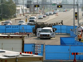 The area around Allendale Road from 105 Street to Calgary Trail has been closed for safety because of a large underground cavern that was discovered during an inspection for upcoming construction work. Sinkholes and underground cavities are common in cities when leaks in pipes erode soil.