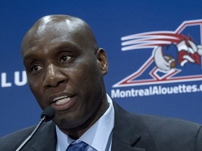 Montreal Alouettes general manager Kavis Reed.