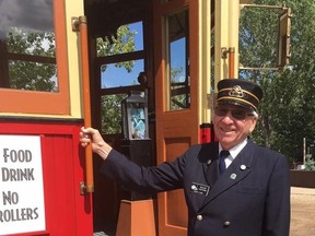 Roger Page has taken his last spin on the Fort Edmonton Park streetcar.