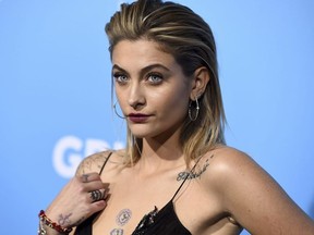In this March 6, 2018 file photo, Paris Jackson arrives at the Los Angeles premiere of "Gringo" at Regal L.A. Live.