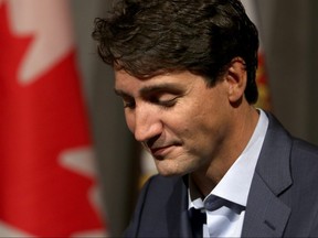 Prime Minister Justin Trudeau meets with B.C. Premier John Horgan at the Vancouver Island Conference Centre during the Liberal cabinet retreat in Nanaimo, B.C., on Tuesday, Aug. 21, 2018.