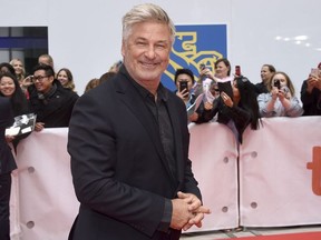 Alec Baldwin attends a gala for "The Public" on day 4 of the Toronto International Film Festival at Roy Thomson Hall on Sunday, Sept. 9, 2018, in Toronto.