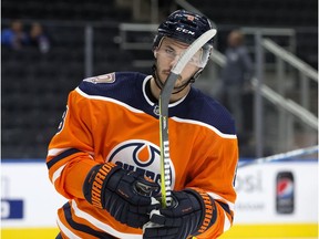 The Edmonton Oilers' Ty Rattie.