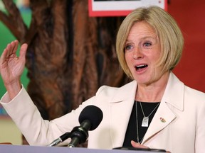 Alberta Premier Rachel Notley announces an expansion of the province's school nutrition program during a visit to Banting and Best School in Calgary on Wednesday September 26, 2018 Gavin Young/Postmedia
