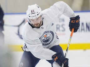 Cooper Marody on Day three of the Edmonton Oilers Development camp at the Community Rink in Rogers Place  on June 27, 2018.. Photo by Shaughn Butts / Postmedia