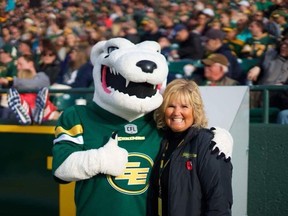 Eskimos Cheer Team coach Dianne Greenough.