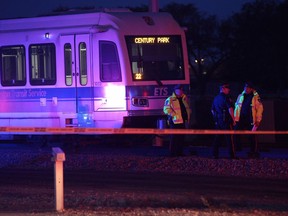 A pedestrian was struck by an LRT train on Wednesday, Sept. 19, 2018.