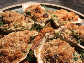Baked oysters (PAUL SHUFELT)