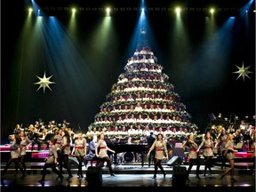 Dancers take the stage during a Singing Christmas Tree dress rehearsal at the Northern Alberta Jubilee Auditorium, back in 2013.
