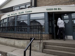 The Boyle McCauley Health Centre, 10628 96 St., safe injection site.