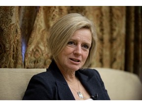 Premier Rachel Notley speaks with Postmedia during a year end interview at the Alberta Legislature, in Edmonton Monday Dec. 17, 2018. Photo by David Bloom