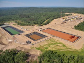 A hydraulic fracturing, or fracking, site as seen from the air near Fort St. John, B.C. A pair of quakes felt in the area Thursday evening is likely caused by fracking, said a research scientist with the Geological Survey of Canada.