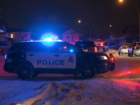 Police responded to a shooting call in the area of 166 Avenue and 76 Street, in Edmonton Wednesday, Jan. 9, 2019.