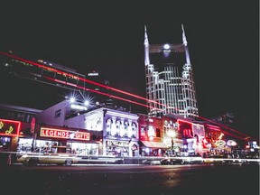Nashville's famous Honky Tonk Highway is home to more than 60 honky tonks offering free live music day and night. Photo by Jake Matthews.