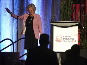 Alberta Premier Rachel Notley spoke about the Made-in-Alberta energy strategy at the Alberta's Industrial Heartland Association's Annual Stakeholder Event held at the Edmonton Convention Centre on Thursday Jan. 17, 2019.