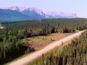 The land where developers hoped to build a $700-million hotel, condo and golf course development just east of the Jasper Park gates near Hinton. The project was never completed.