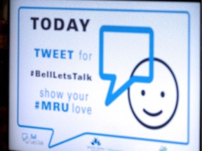 Bell Let's Talk is taking place on Jan. 30.