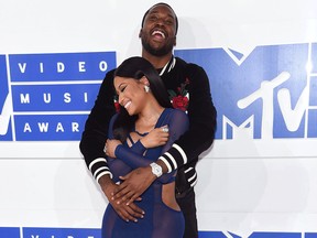 Nicki Minaj and Meek Mill attend the 2016 MTV Video Music Awards at Madison Square Garden on Aug. 28, 2016 in New York City.