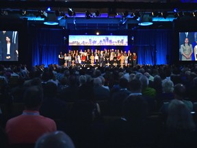 United Conservative Party annual general meeting in Red Deer on May 5, 2018. A laptop containing information on as many as 40,000 party members was stolen from a staffer's vehicle in a Calgary parkade on Jan. 7, 2019.