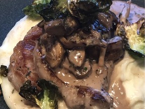 Chef Paul Shufelt's pork marsala.