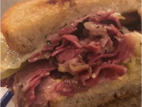 Reuben sandwich, featuring the Workshop Pastrami. Paul Shufelt/Edmonton Sun