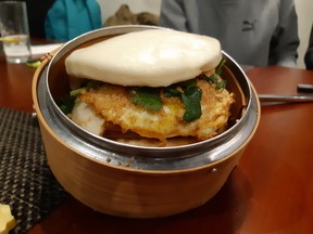 Formosa Bistro's gua bao, with its airy dough exterior and egg and pork belly within, is a delicious winner. Photos by GRAHAM HICKS/EDMONTON SUN