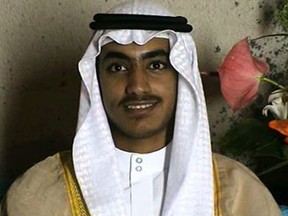 In this image from video released by the CIA, Hamza bin Laden is seen as an adult at his wedding. The never-before-seen video of Osama bin Laden's son and potential successor was released Nov. 1, 2017, by the CIA.