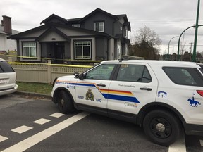 Feb. 3, 2019 - The Burnaby home where Daon Glasgow was arrested early Sunday. Glasgow is the man sought in the investigation into the shooting of a Transit Police officer Wednesday, . Photo by Nick Procaylo. [PNG Merlin Archive]