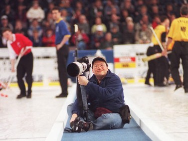 Edmonton Sun photographer Perry Mah