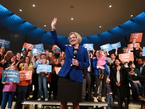 Premier Rachel Notley called the Alberta provincial election for April 16 during a rally at the National Music Centre in Calgary on  Tuesday March 19, 2019.  Gavin Young/Postmedia