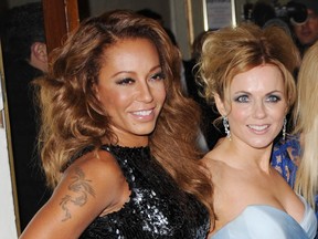 Melanie Brown and Geri Halliwell, attend the press night of 'Viva Forever', a musical based on the music of The Spice Girls at Piccadilly Theatre on December 11, 2012 in London, England. (Stuart Wilson/Getty Images)