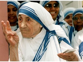 File photo of Mother Teresa.
