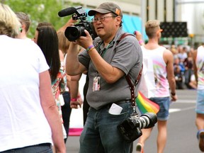 Former Edmonton Sun photographer Perry Mah.