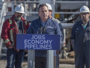 United Conservative Leader Jason Kenney launched the election campaign on March 19, 2019 at Total Energy Services in Leduc.