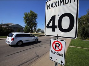 Speed limit seen in the Ottewell neighbourhood .