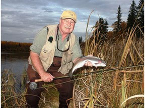 Trout grow big in Dolberg Lake if allowed to live. Neil Waugh/Edmonton Sun