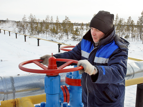 Don't expect to see Jason Kenney literally turning off the pipeline taps, like this guy did.