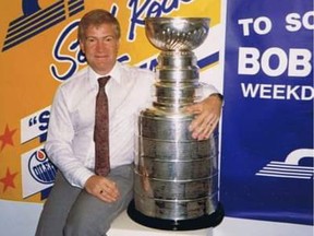 Walt Buehler, seen with the Stanley Cup.