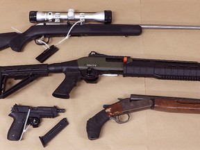 Alberta Law Enforcement Response Teams (ALERT) Edmonton's Guns and Gangs unit have charged an Athabasca man with selling firearms to the criminal market. (Photo supplied/ALERT)