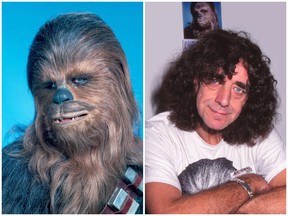 Peter Mayhew played Chewbacca in the first Star Wars trilogy.