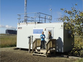 One of the Fort Air Partnership air quality monitoring stations. Photo Supplied