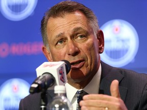 Oilers GM Ken Holland brought Tyler Wright to Detroit in 2013. Wright has been selected to be director of the Edmonton Oilers amateur scouting group.
