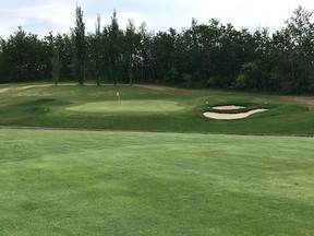 The 11th Hole at The Ranch. A bunker restoration project at the Ranch has installed drainage in every sand trap on the course, improving their performance in wet weather. Supplied