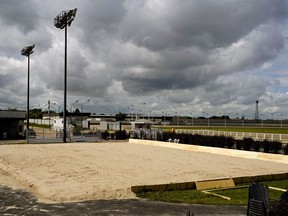 The new beach volleyball venue in Northlands Park.