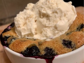 Simple Blueberry Cobbler (PAUL SHUFELT/EDMONTON SUN)