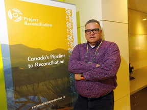 Delbert Wapass, the executive chair and founder of Project Reconciliation, to buy Trans Mountain Pipeline in Calgary on Monday, July 8, 2019. Darren Makowichuk/Postmedia